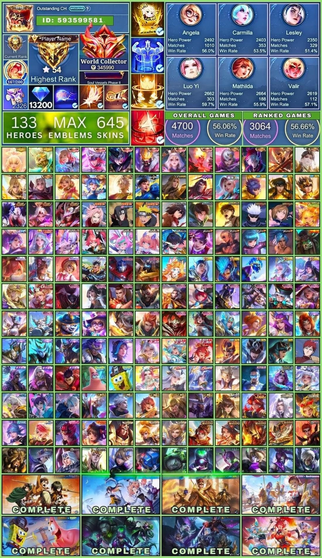 645 ANGELA